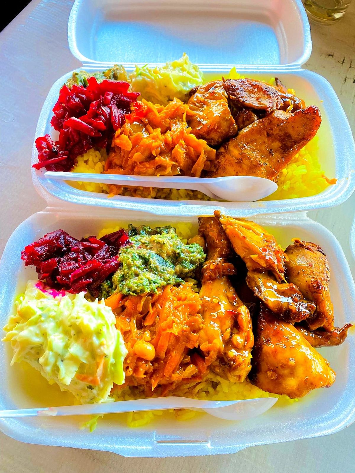 Grilled chicken meal